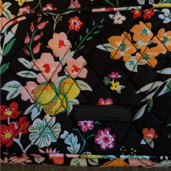 Vera Bradley Black Floral Crossbody Bag - Picture 2 of 6
